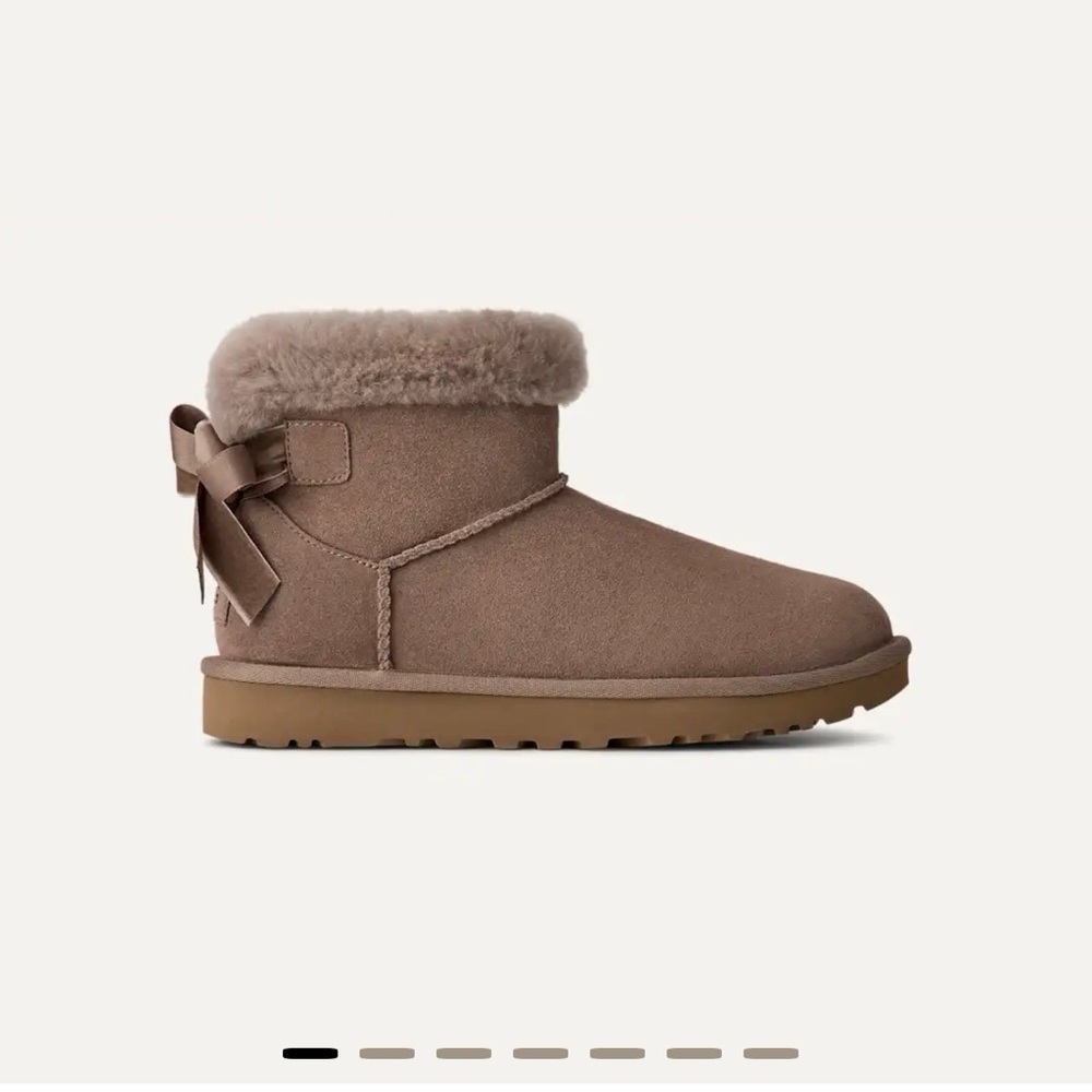 Ugg Mini Bailey Mixed Bow in Caribou